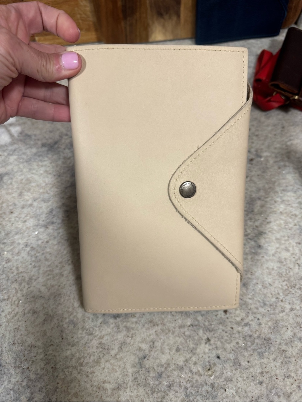 Portland Leather Large Bone Snap Journal